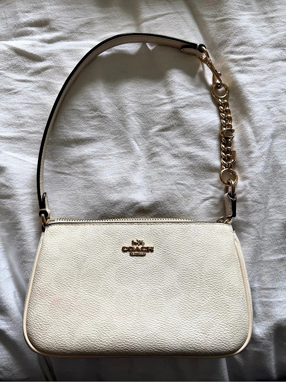 Coach Teri Shoulder Bag White